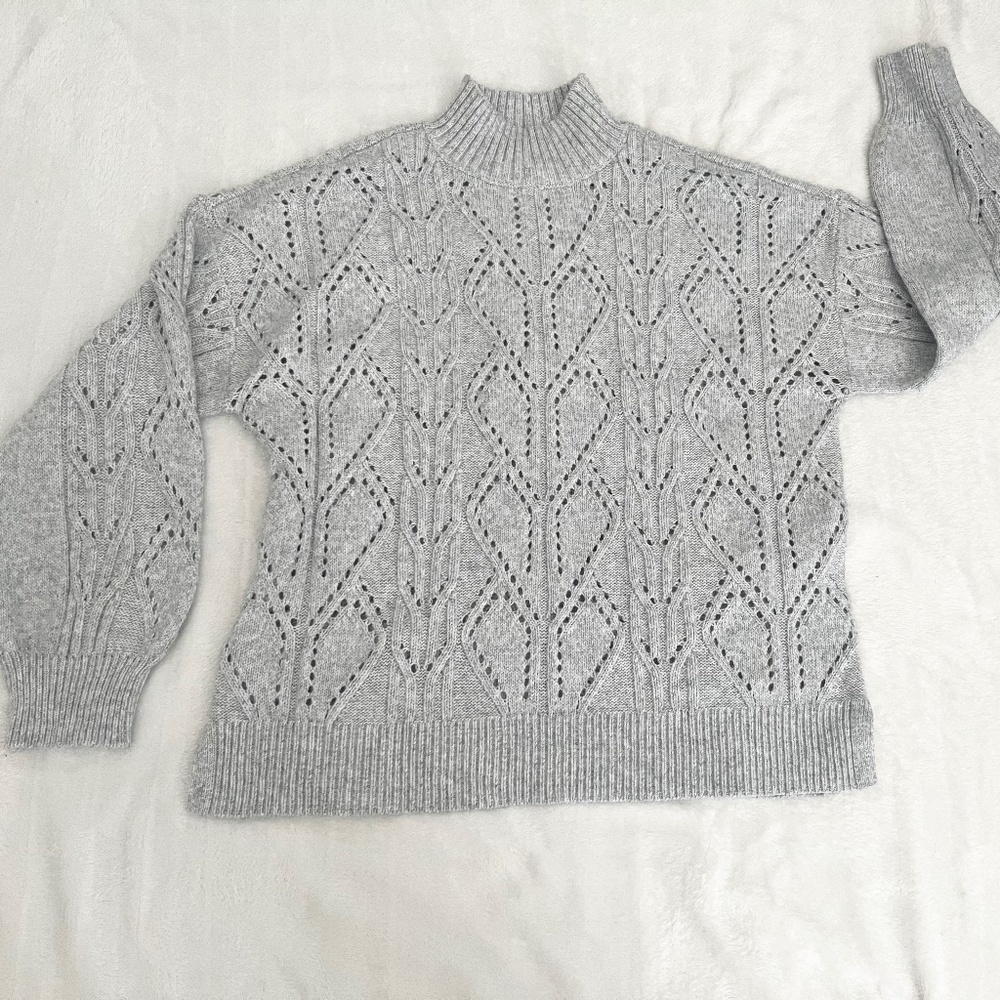 Loft Large Grey Sweater